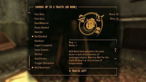 best traits in new vegas|best attributes fallout new vegas.